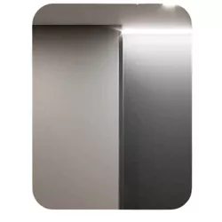 купить Зеркало для ванной Bayro Sonata 500x760 правый белый в Кишинёве 