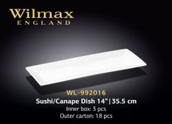 Блюдо WILMAX WL-992016 (для суши и канапе 35,5 см)