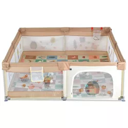 cumpără Țarc Moni GameZone Beige, 150x200cm, 60 bile în Chișinău 