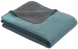 купить Домашний текстиль Ibena 1250/680 Jacquard DeckeToronto Turquoise/grey в Кишинёве 