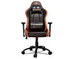 Gaming Chair Cougar ARMOR S Black/Orange, User max load up to 120kg / height 155-190cm