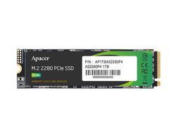 .M.2 NVMe SSD 1.0TB  Apacer AS2280P4U [PCIe 3.0 x4, R/W:3500/3000MB/s, 670/670K IOPS, 760TB, 3D TLC]