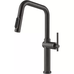 cumpără Bateria bucătărie Gessi 60852-707 Habito Black Metal Brushed PVD în Chișinău 