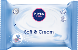 Şerveţelele umede NIVEA Baby Soft&Cream (63 buc)