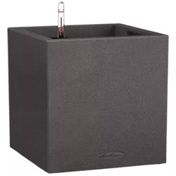 купить Цветочный горшок Lechuza Canto Stone 30 Low, Graphite Black в Кишинёве 