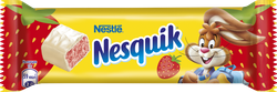 Шоколадный батончик Nesquik с клубничной нугой, 26 г