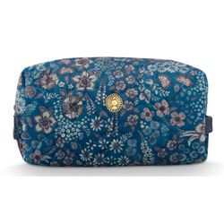 купить Несессер/косметичка Pip Studio 51.274.279 Coco Cosmetic Bag Medium Quilted Daisy Dreams Blue 21.5x10x10.5cm в Кишинёве 
