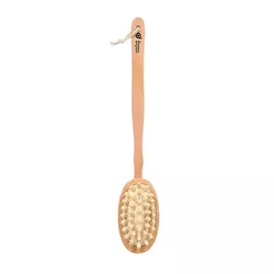 купить Аксессуар для ванной Банные Штучки 47786 Perie masaj naturala pe 2 fete Impuls 42cm, maner din lemn в Кишинёве 