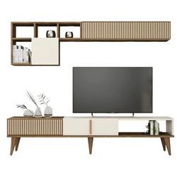 cumpără Set mobilă living Trendy Milan TV, Nuc, Crem în Chișinău 