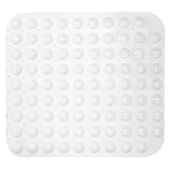 купить Коврик для ванной Bisk 71377 Covoras dus antiderapant, 55x55, alb в Кишинёве 
