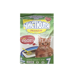 Наполнитель для кошачьего туалета Чистюля Эконом 5 kg