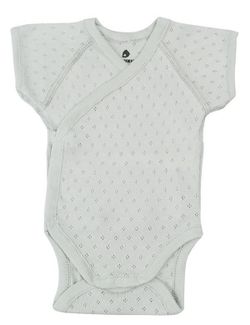 cumpără Haine pentru copii Minikin 25100556 Ажурный листик Боди р-р56, серый светлый, унисекс în Chișinău 