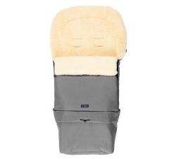 Конверт для коляски из натуральной шерсти Womar Zaffiro Sleep&Grow Wool Grey