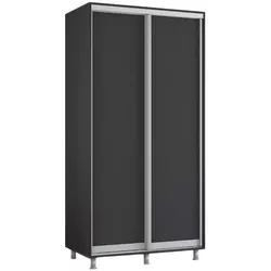 купить Шкаф Mobildor-Lux Арон с раздвижными дверцами (100x60x240H см) Антрацит в Кишинёве 