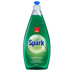 Sano Spark soluție pentru spălarea vaselor Cucumber-Limon Scent, 0,5  l