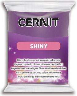 Полимерная глина CERNIT SHINY 56г, фиолетовый 900