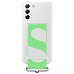 cumpără Husă pentru smartphone Samsung EF-GG990 Silicone with Strap Cover White în Chișinău 