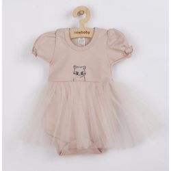 купить Детское постельное белье New Baby 42551 Платье-боди (фатин) Wonderful (powder) 62 (3-6m) в Кишинёве 