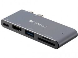 Docking Station Canyon DS-5, 5-in-1, 1xThunderbolt 3, 1xUSB 3.0, 1xHDM, 1xSD, 1xTF