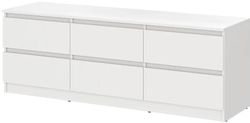 cumpără Comodă TV MebelStar NEO 6S 150x43x53 White (MBS-1278) în Chișinău 