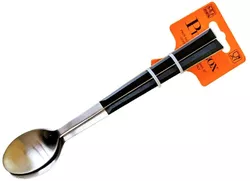 купить Ложка Pinti 53004 Set de linguri pentru cocktail Sushi Pro Nero 2buc, inox в Кишинёве 