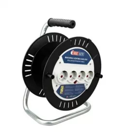 купить Удлинитель электрический TEB Electrik 72317 Prelungitor cu tambur, 30m, 4 prize, 3x1.5mm² 9A (310.030.101) в Кишинёве 