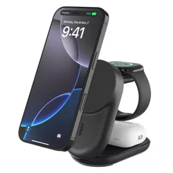 cumpără Încărcător wireless Belkin WIZ037KQBK 25w Qi2 3-IN-1 Foldable Charger, Black în Chișinău 