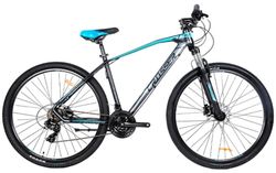 купить Велосипед Crosser T02 29" 19 21S Shimano+Logan Hidraulic Black/Blue 29" 1254-19" T02 в Кишинёве 
