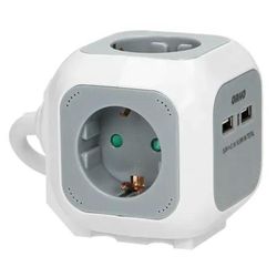 купить Удлинитель электрический ORNO ORAE13144GS CUB 4 locuri+2 USB 16A 1,4M в Кишинёве 