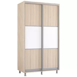 купить Шкаф Mobildor-Lux Aron-S 1.0m-1.8m uși glisante din PAL orizontal (120x60x230H cm) Sonoma в Кишинёве 