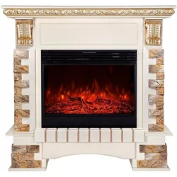 купить Камин электрический ArtFlame Topaz maxi & Mirabella, 1136x1328x356 mm, Vanilla /Cappuccino в Кишинёве 