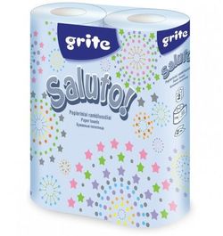 GRITE - Prosop de bucatarie 2str Saluto 2 role, 10,4m