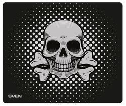 Gaming Mouse Pad SVEN GF2M, 320 x 270 x 3mm, Fabric surface for Speed, Rubberized base, Picture