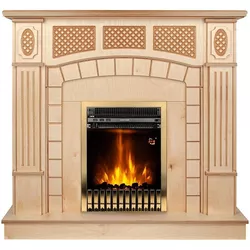 купить Камин электрический ArtFlame Amsterdam wood & Gala gold в Кишинёве 
