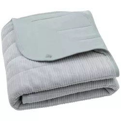 купить Детское постельное белье Jollein 516-511-68113 Paturica Velvet Rib Sea Green, 75x100cm в Кишинёве 