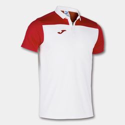 РУБАШКА ПОЛО HOBBY II БЕЛАЯ-КРАСНАЯ S/S