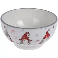 купить Салатница Promstore 16201 Salatiera de Craciun Pitici, 700ml, 14cm, ceramic, 2 culori в Кишинёве 