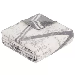 купить Домашний текстиль Ibena 2932/800 Jacquard Decke Kanata Grey/white в Кишинёве 