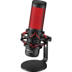 купить Микрофон для ПК HyperX HX-MICQC-BK, QuadCast, black/red в Кишинёве 