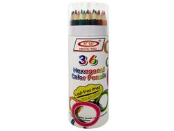 Set creioane colorate 36buc In tub