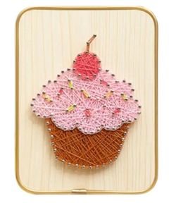 купить Набор для творчества miscellaneous DHBC28010 Set String Art 15x20 Cupcake в Кишинёве 