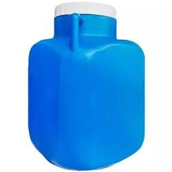 купить Бидон Uniplast Bidon plastic cu capac 15 L (albastru) H=0.39 m/W=0.24 m в Кишинёве 