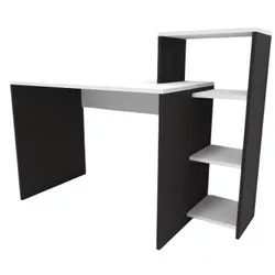 купить Офисный стол Smartex M2 120cm Белый/Чёрный в Кишинёве 