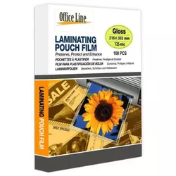 купить Офисный аксессуар Office Line OL.LG125 Folie pentru laminare A4 125mkm (100 foi) в Кишинёве 