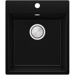 купить Мойка кухонная Primagran Riga 45 Black metallic + accesorii 500x430 MYBKM в Кишинёве 