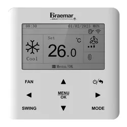 купить Термостат Cooper&Hunter XE7C-24/HC (Wifi) thermostat p/u fancoil в Кишинёве 