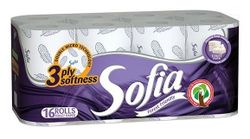 Туалетная бумага SOFIA 3 слоя 18.2м*16 Aroma violet