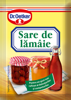 Sare de lămâie Dr. Oetker, 8g