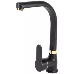 cumpără Bateria bucătărie SanDonna F7103 negru/elem.aurii în Chișinău 