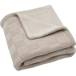 купить Детское постельное белье Jollein 517-511-68124 Paturica Box Knit Warm Sand/Velvet GOTS, 75x100cm в Кишинёве 